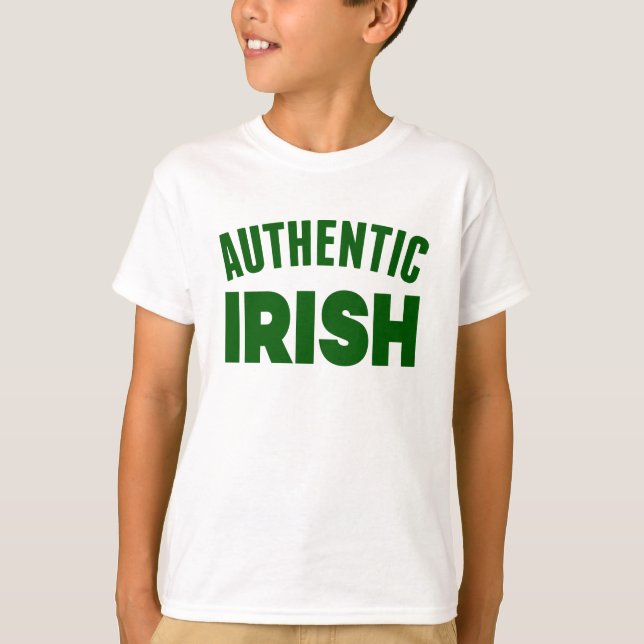 Happy St. Patrick's Day | Authentic Irish T-Shirt (Front)