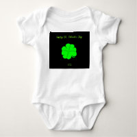 Happy St. Patrick's Day Baby Jersey Bodysuit