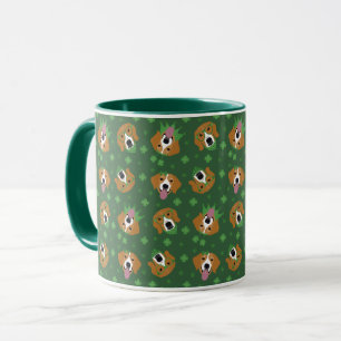 Happy St Patricks Day Beagle Dogs Mug