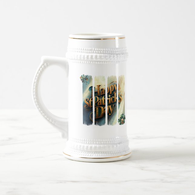 Happy St. Patrick's Day Beer Stein (Left)