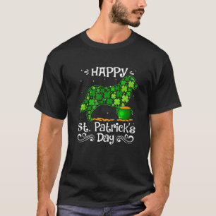 Happy St Patrick's Day Bernese Mountain Dog Shamro T-Shirt