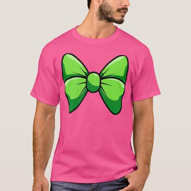 Happy St Patricks Day Bow Tie Costume T-Shirt (Front)