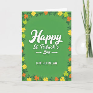 Happy St Patricks Day Brother Card