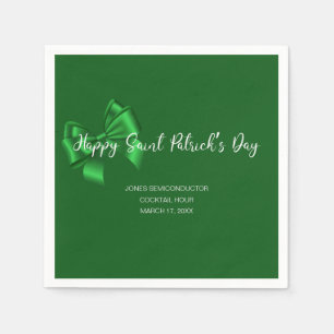 Happy St Patricks Day Business Party  Napkin