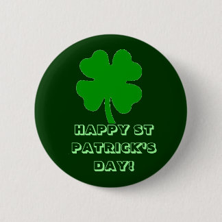 HAPPY ST PATRICK'S DAY! BUTTON