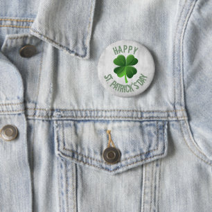 Happy St. Patrick's Day Button