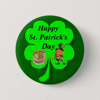 HAPPY ST. PATRICK'S DAY button