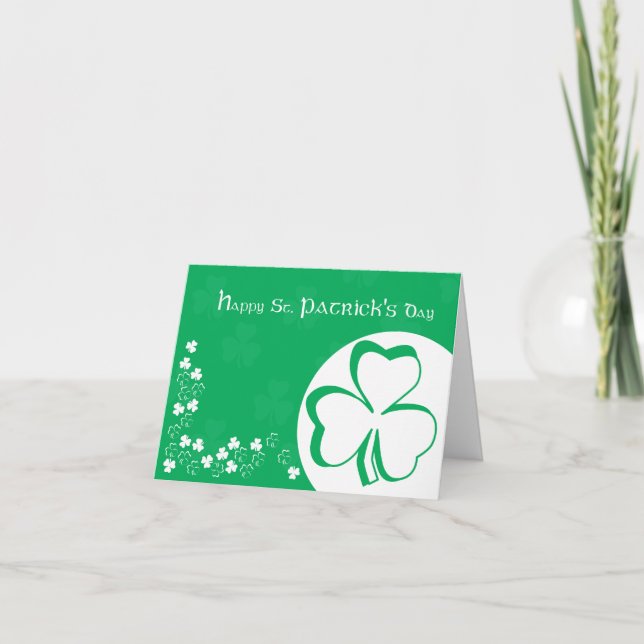 Happy St. Patrick's Day Card (Front)