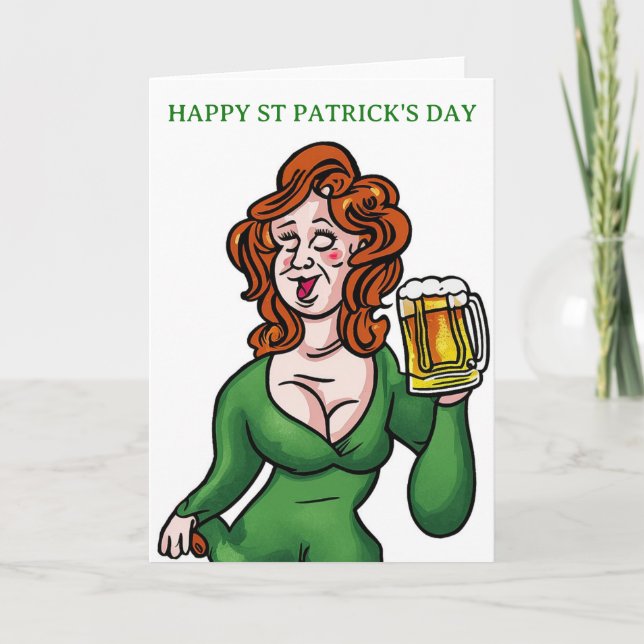 Happy St Patrick's Day Card (Front)