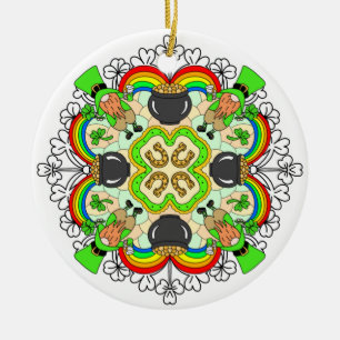 Happy St Patrick's Day   Ceramic Tree Decoration