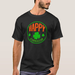 Happy St. Patrick's Day Circle Design-63501 T-Shirt
