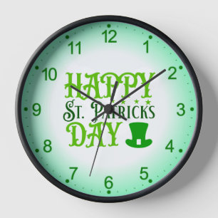 Happy St. Patrick's Day Clock