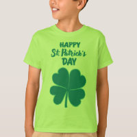 Happy St. Patrick's Day Clover Leaf