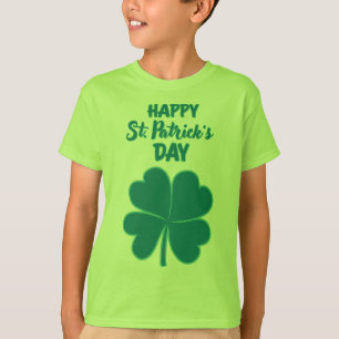 Happy St. Patrick's Day Clover Leaf T-Shirt
