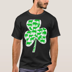 Happy St Patricks Day Cow Shamrock Irish Cows T-Shirt