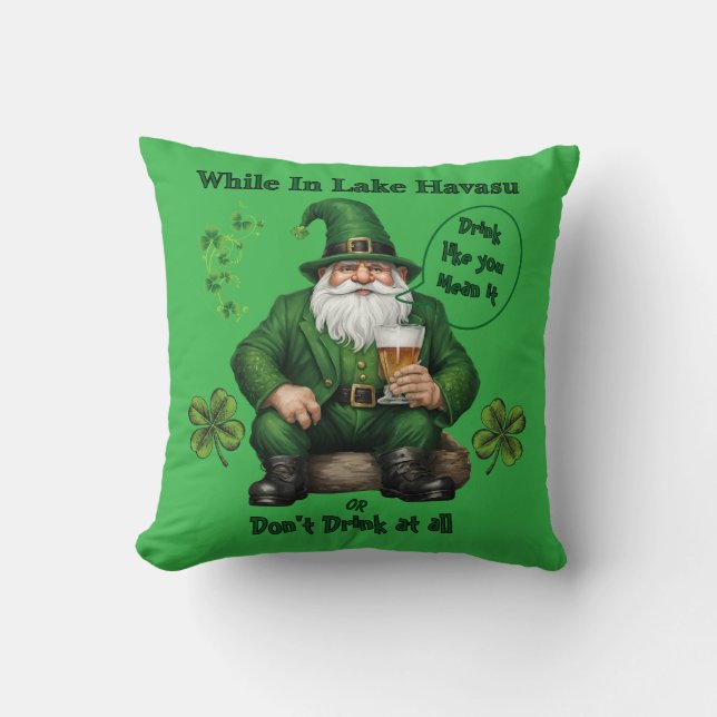 Happy St. Patrick's Day  Cushion (Front)