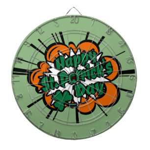Happy St. Patrick's Day Dartboard