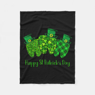 Happy St Patrick's Day Dental Istant Tooth Irish G Fleece Blanket