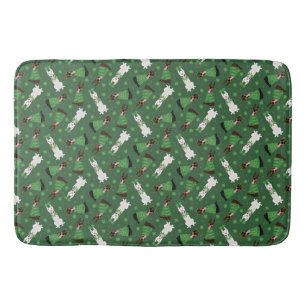 Happy St Patricks Day Dobermann Dogs Bath Mat