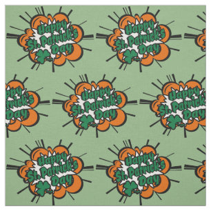 Happy St. Patrick's Day Fabric