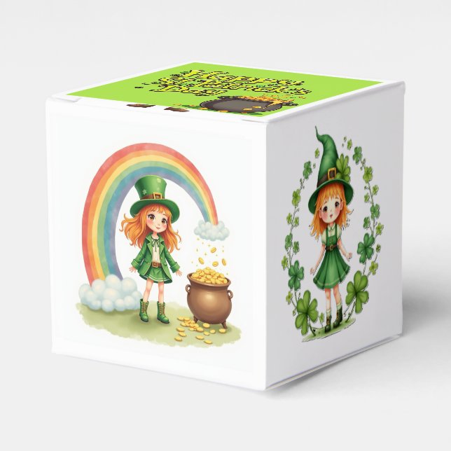 Happy St. Patrick's Day Favour Box (Front Side)