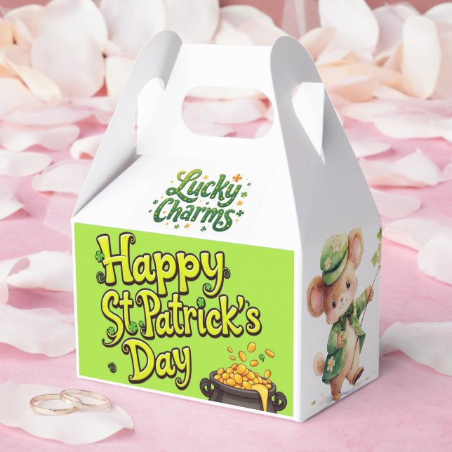 Happy St Patrick's Day Favour Box (Wedding)