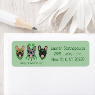 Happy St Patricks Day French Bulldogs