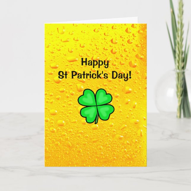 Happy St Patrick's Day, Get Ready to Stumble Card (Front)
