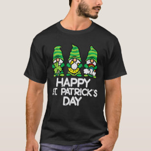 Happy St Patricks Day Gnomes Saint Paddys Pattys T-Shirt