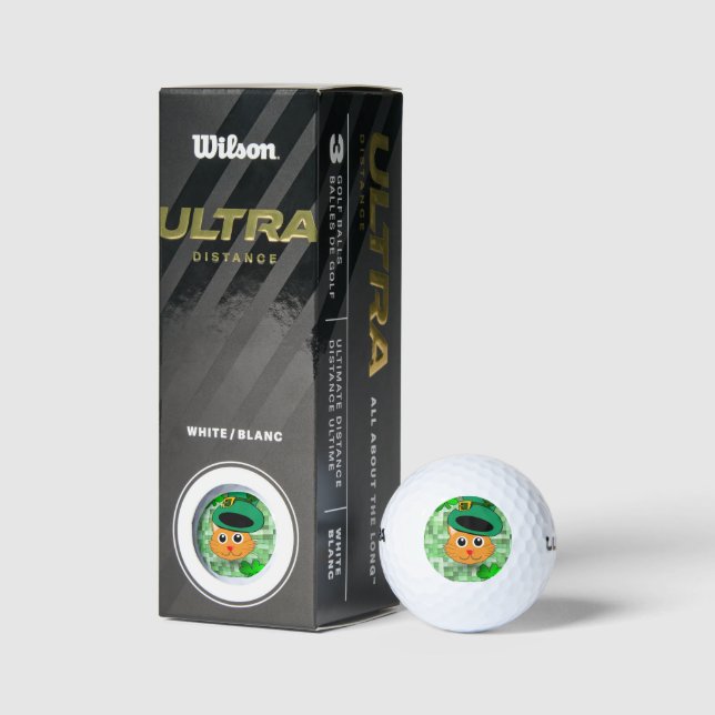 Happy St. Patrick's Day Golf Ball (Packaging)
