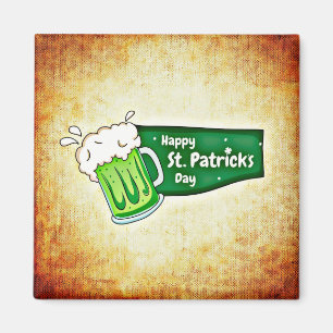 Happy St. Patrick's Day Green Beer Magnet