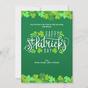 Happy St. Patrick's Day Greeting Card