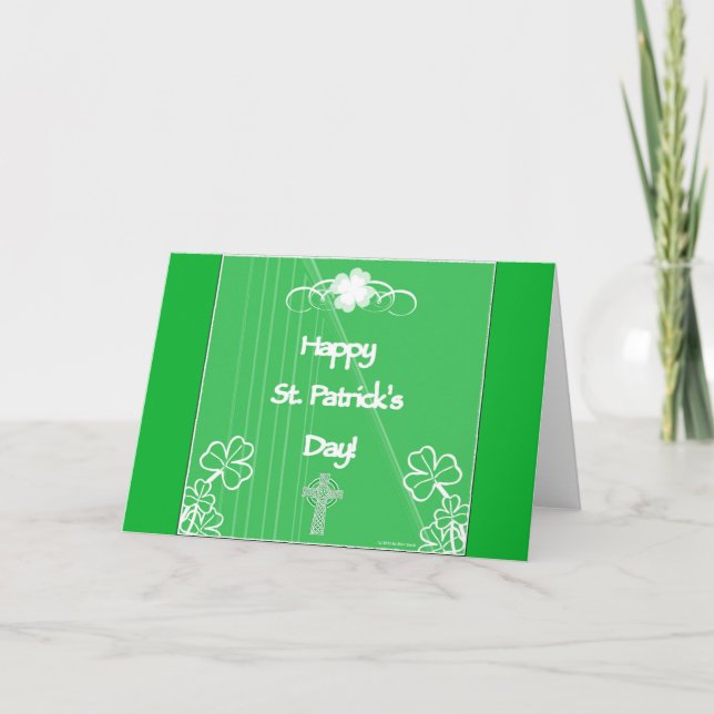 Happy St. Patrick's Day Greeting Card (Front)