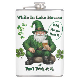 Happy St. Patrick's Day Hip Flask