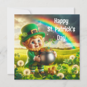 Happy St Patrick's Day Holiday Card