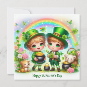 Happy St Patrick's Day Holiday Card
