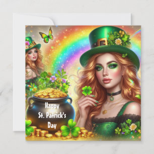 Happy St Patrick's Day Holiday Card