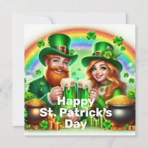 Happy St Patrick's Day Holiday Card