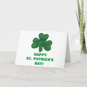 HAPPY ST. PATRICK'S DAY HOLIDAY CARD