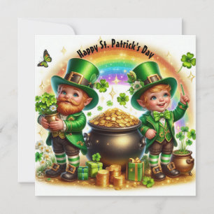 Happy St Patrick's Day Holiday Card