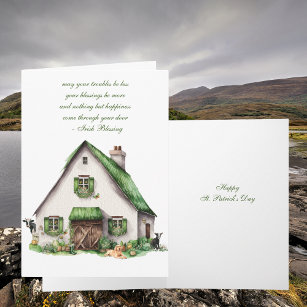 Happy St. Patrick's Day Irish Blessing Card