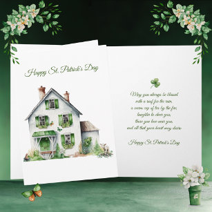 Happy St. Patrick's Day Irish Blessing  Card