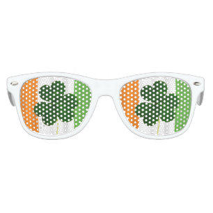 Happy St. Patrick's Day Irish Flag Shamrock Paddy Kids Sunglasses