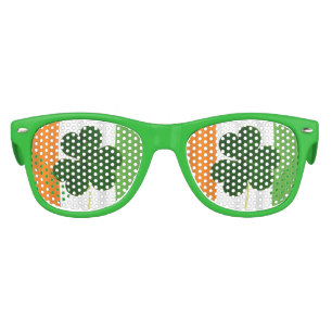 Happy St. Patrick's Day Irish Flag Shamrock Paddy Kids Sunglasses