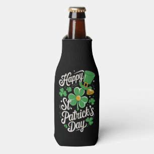 Happy St Patrick's Day Irish Heritage St Patty's  Bottle Cooler