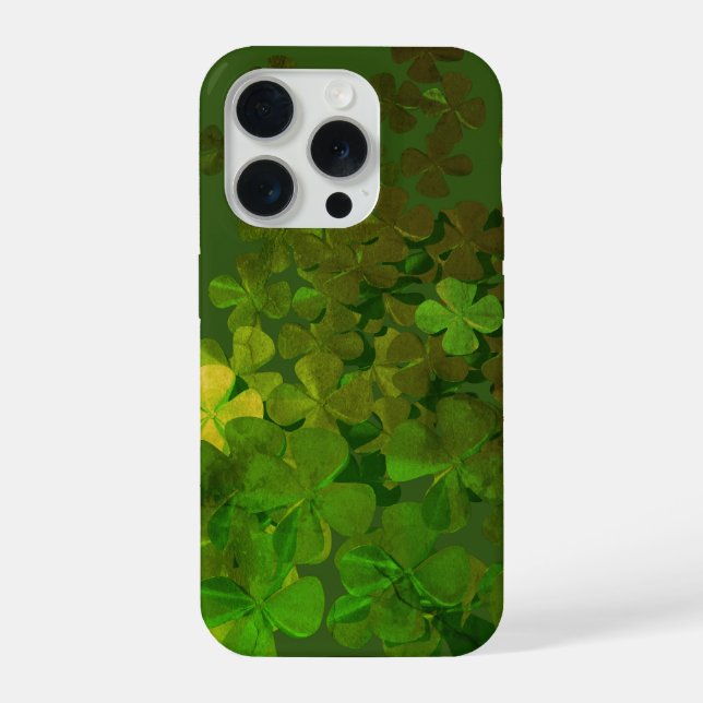 Happy St.Patrick's Day,irish shamrocks iPhone Case (Back)