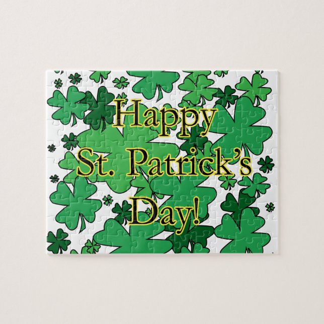 Happy St. Patrick's Day Jigsaw Puzzle (Horizontal)