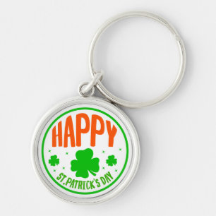 Happy St Patrick's Day Key Ring