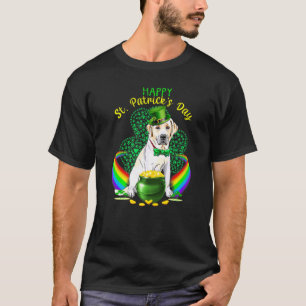 Happy St Patricks Day Labrador Leprechaun Hat Sham T-Shirt