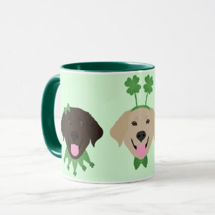 Happy St Patricks Day Labrador Retriever Dogs Mug